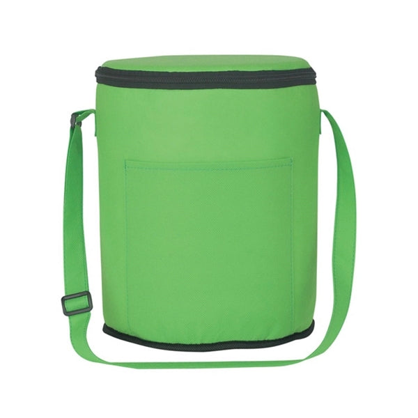 Collapsible Round Insulated Thermal Cooler Bag