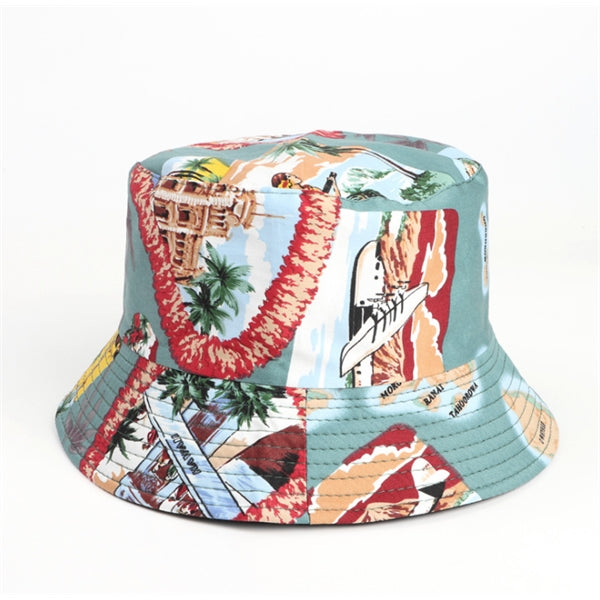 Folk Style Flower Fisherman Hat
