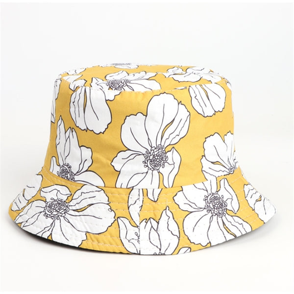 Folk Style Flower Fisherman Hat