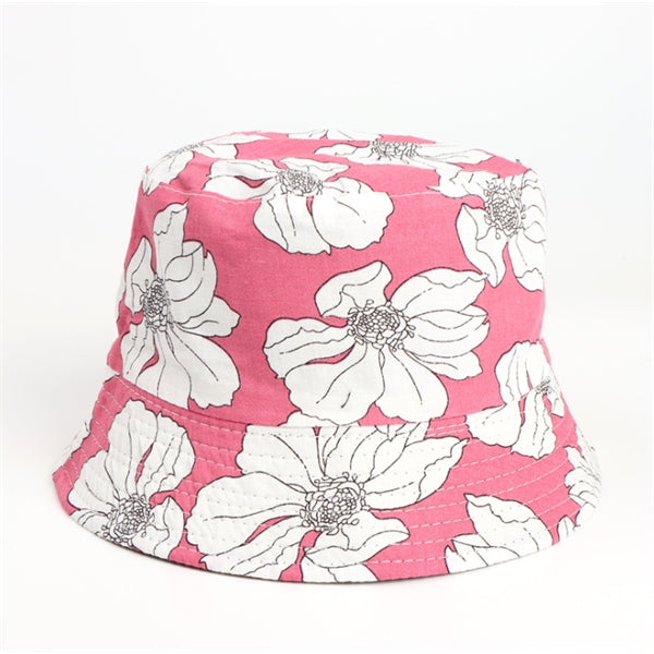Folk Style Flower Fisherman Hat