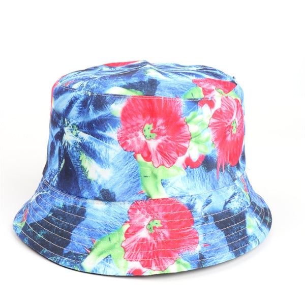 Folk Style Flower Fisherman Hat