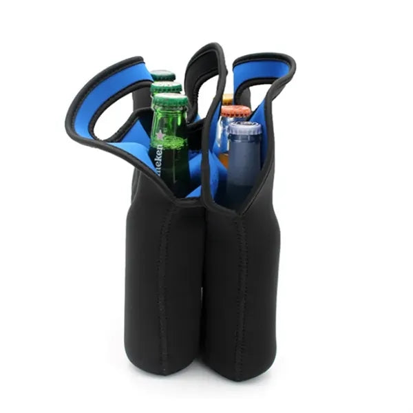 Koozie-portable six-pack party bottle cooler