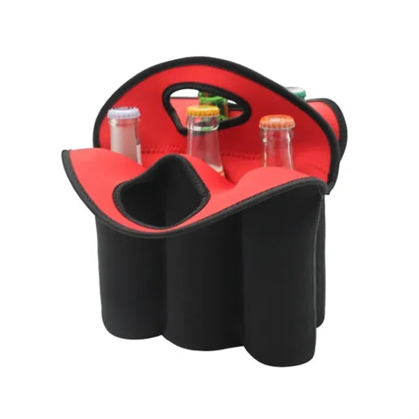 Koozie-portable six-pack party bottle cooler