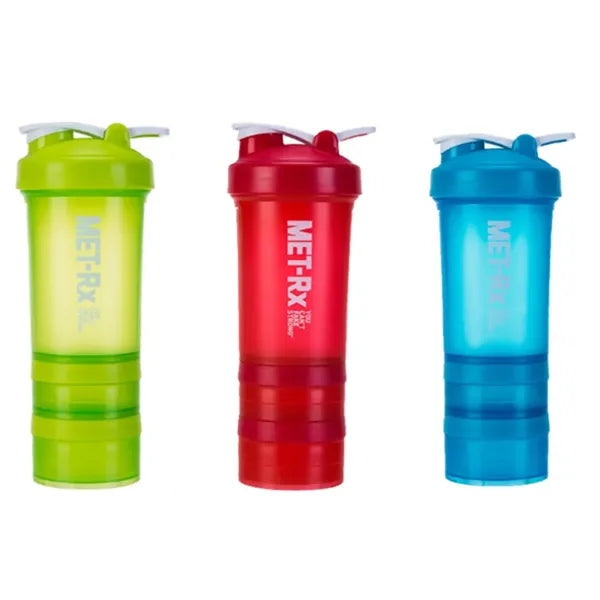 22oz 3 Layers Gym Protein Shaker Bottle