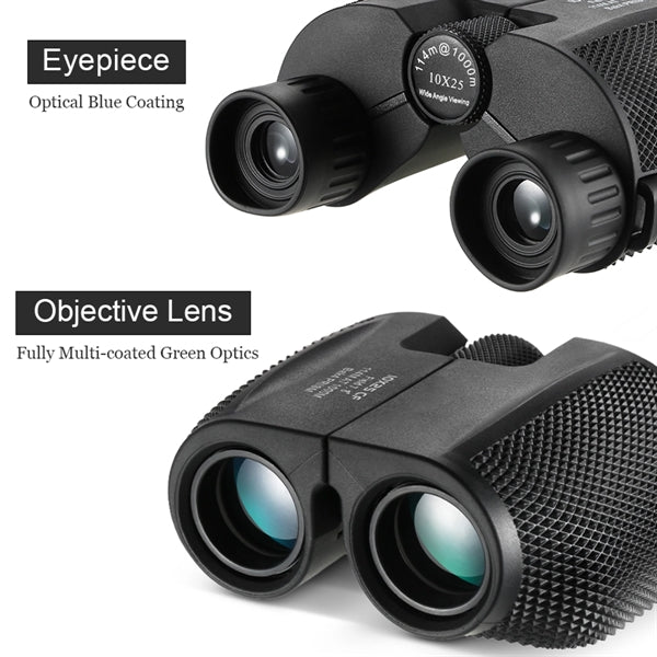 12x25 Mini Compact Binoculars