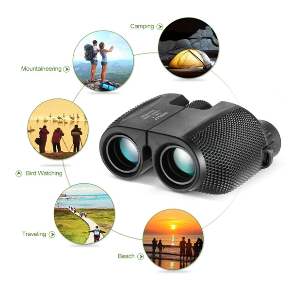 12x25 Mini Compact Binoculars