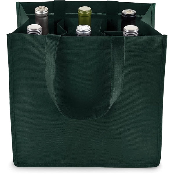 Non Woven 6 Bottle Wine Bag