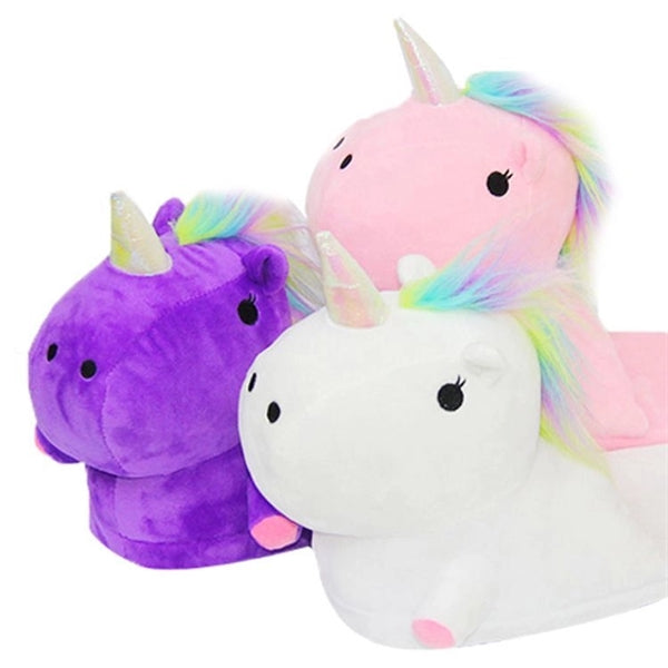 Half-pack Unicorn Cotton Slippers