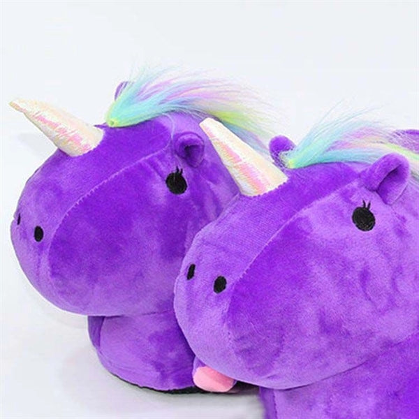 Half-pack Unicorn Cotton Slippers