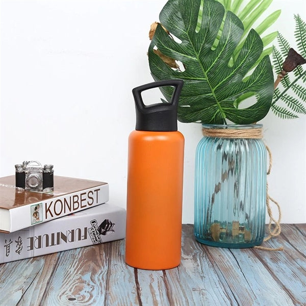 19.6 Oz eStainless Steel double wall Insulated Vacuum bottle