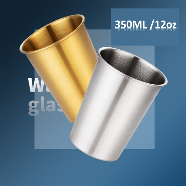 12oz Stainless Steel Pint Cups