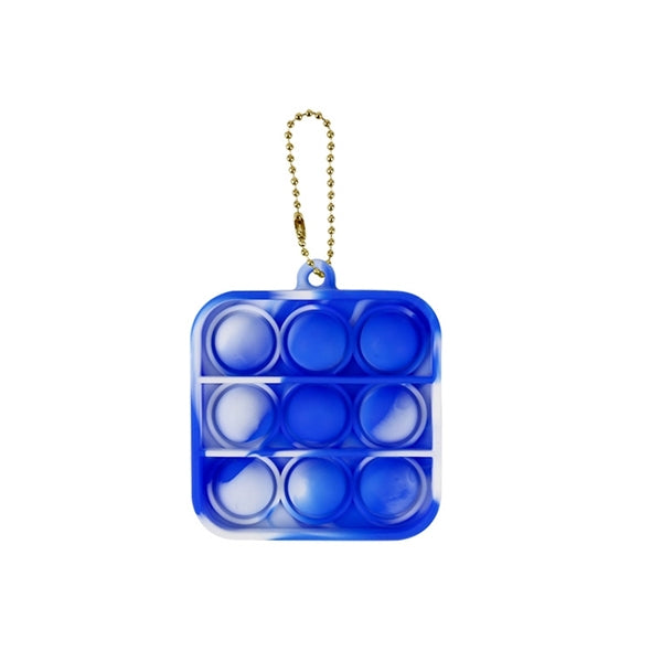 Children Adult Simple Dimple Fidget Keychain