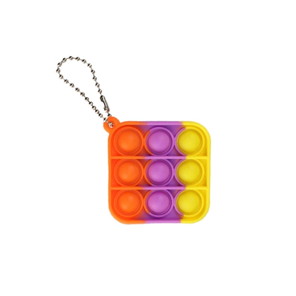 Children Adult Simple Dimple Fidget Keychain