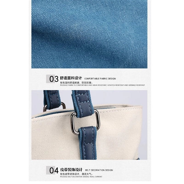 Women Tote Canvas BigCapacity Daily Shoulder bag