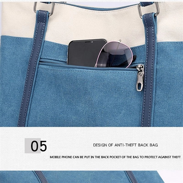 Women Tote Canvas BigCapacity Daily Shoulder bag