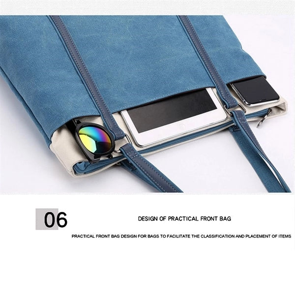 Women Tote Canvas BigCapacity Daily Shoulder bag