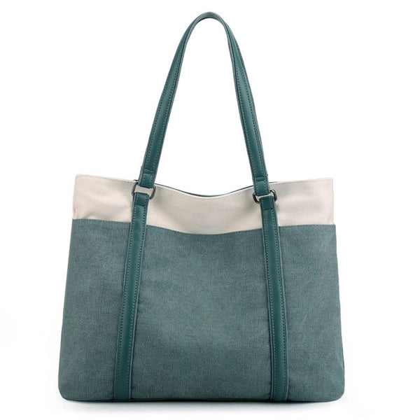 Women Tote Canvas BigCapacity Daily Shoulder bag