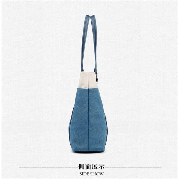 Women Tote Canvas BigCapacity Daily Shoulder bag