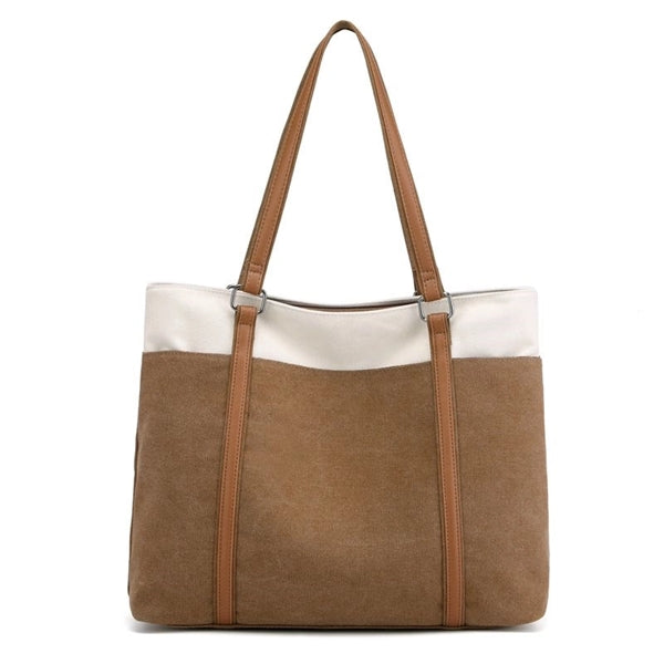 Women Tote Canvas BigCapacity Daily Shoulder bag