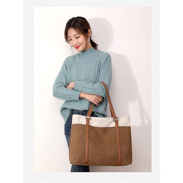 Women Tote Canvas BigCapacity Daily Shoulder bag