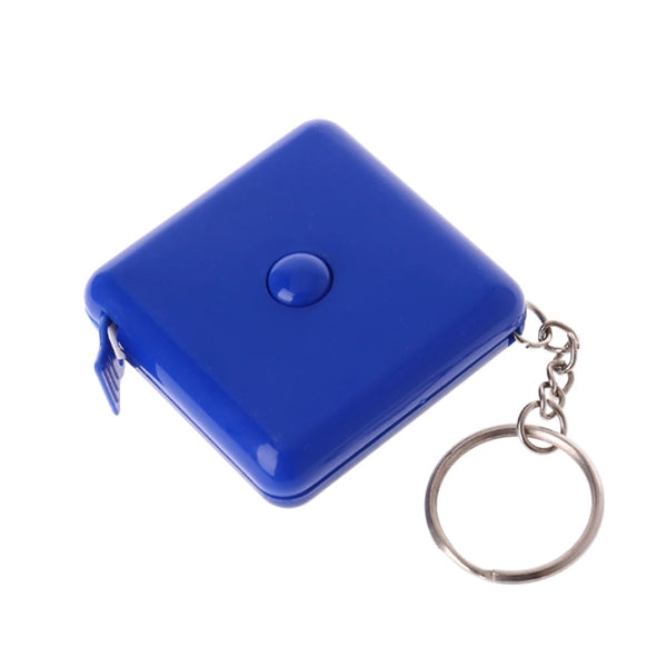Tape Measure Plastic Keychain