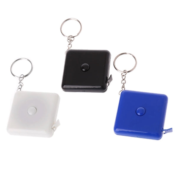 Tape Measure Plastic Keychain