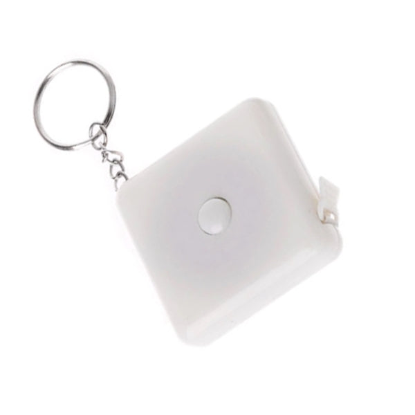 Tape Measure Plastic Keychain