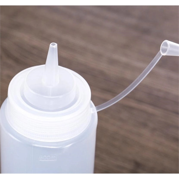 8oz CLEAR Ketchup Condiment Bottles