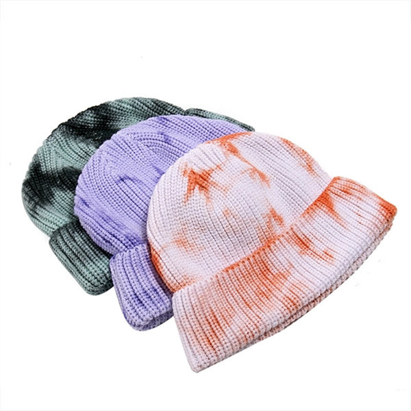 Colorful Winter Unisex Adult Knit Beanie Skull Hat Man Woman