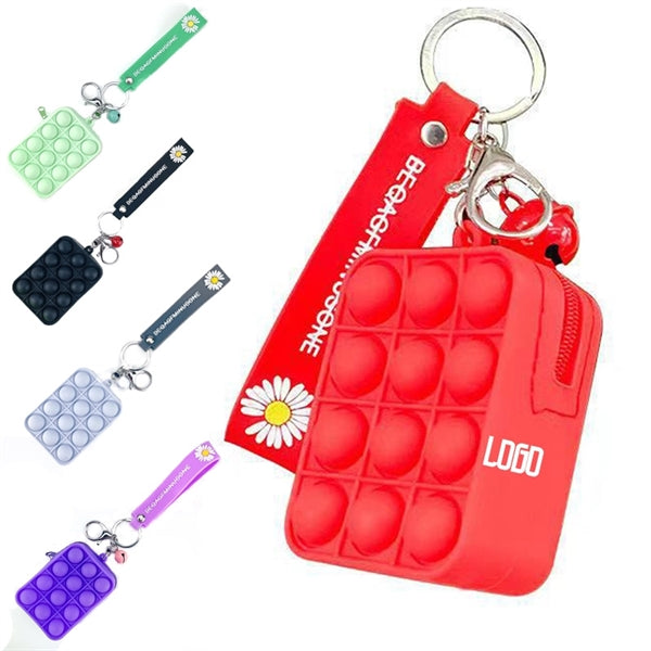Bubble keychain bag