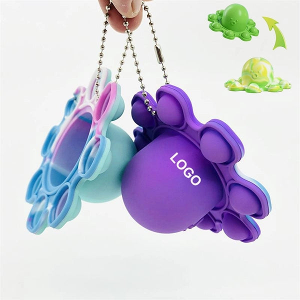 Double flip octopus pop fidget sensory toy