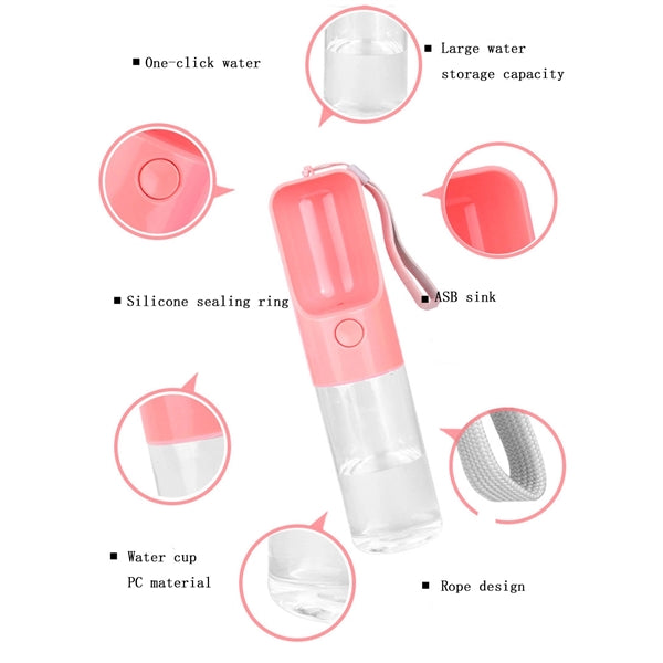 Portable pet outdoor water cup