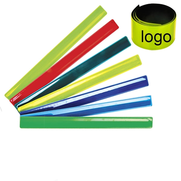 Reflective bracelets slap band for gift
