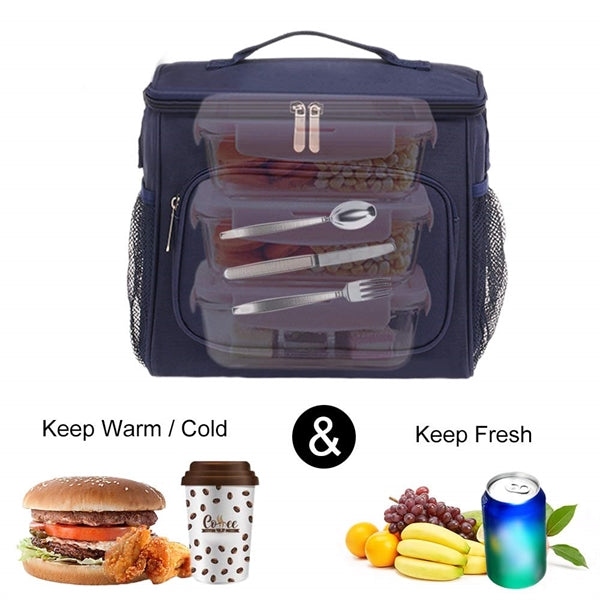 Insulated Lunch Box Soft Cooler Cooling Tote