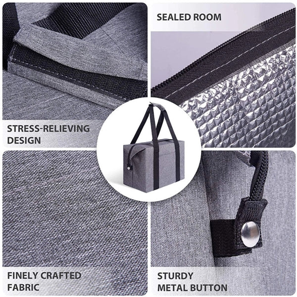 Outdoor Portable Picnic Cooler Bag Can Be Folded