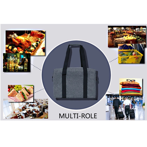 Outdoor Portable Picnic Cooler Bag Can Be Folded