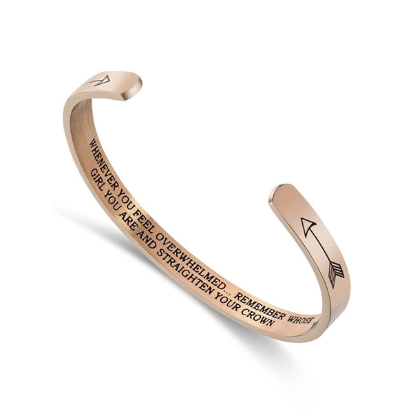 Steel Open Bracelet- Black, Gold, RoseGold