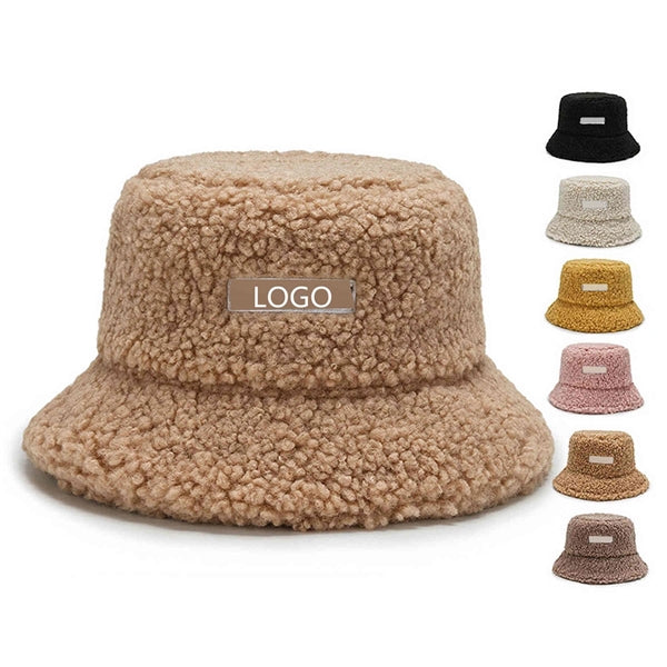 Lady Warm Lambswool Bucket Hat