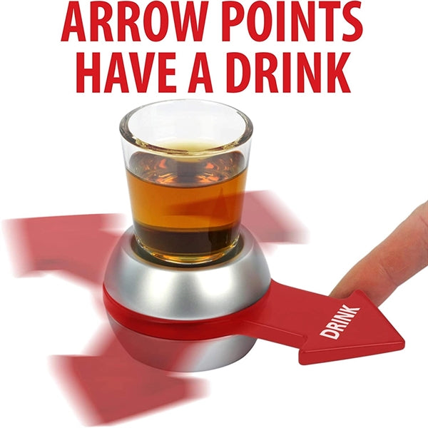Spin The Shot Drinking Game Rotating Disc Toy
