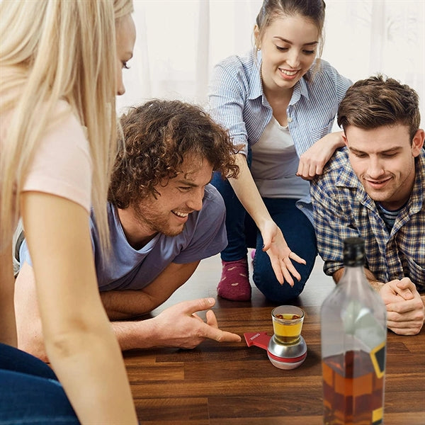 Spin The Shot Drinking Game Rotating Disc Toy