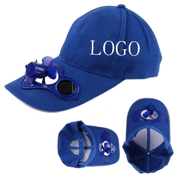 Automatic solar baseball cap with Fan