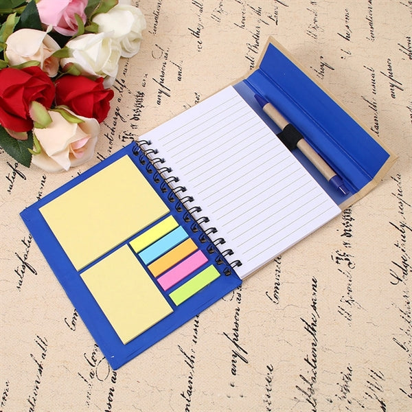 Eco-Recycled Journal w/Sticky Notes & Flags