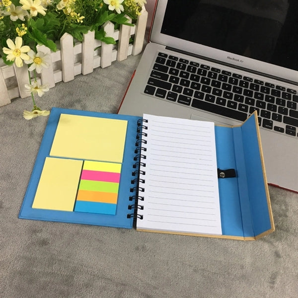 Eco-Recycled Journal w/Sticky Notes & Flags