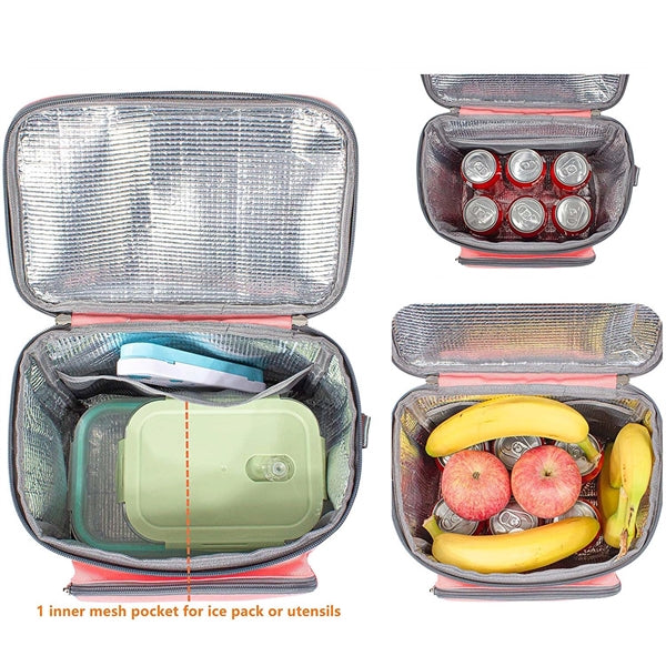 Insulated Lunch Box Soft Cooler Cooling Tote Bag