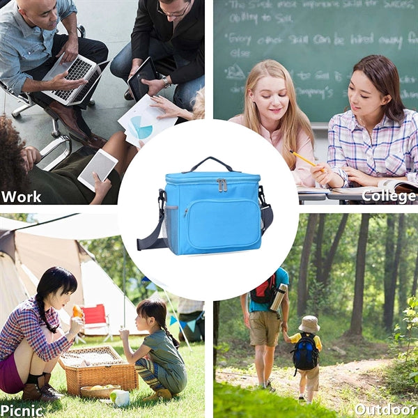 Insulated Lunch Box Soft Cooler Cooling Tote Bag