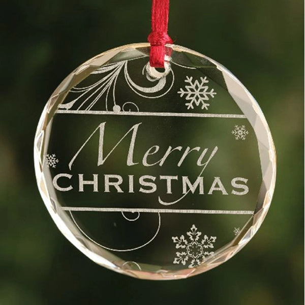 Christmas crystal decoration
