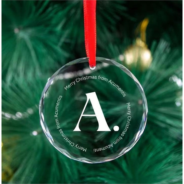 Christmas crystal decoration