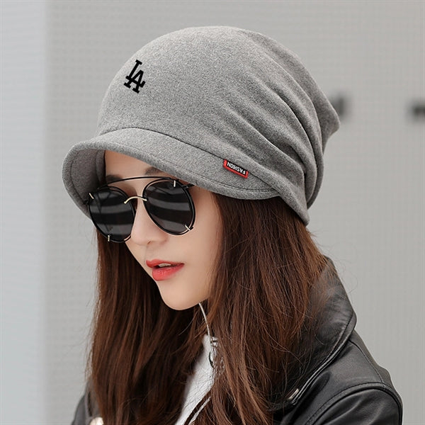 Keep Warm Knitted Hat&Scarf with Brim