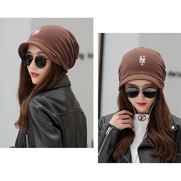 Keep Warm Knitted Hat&Scarf with Brim