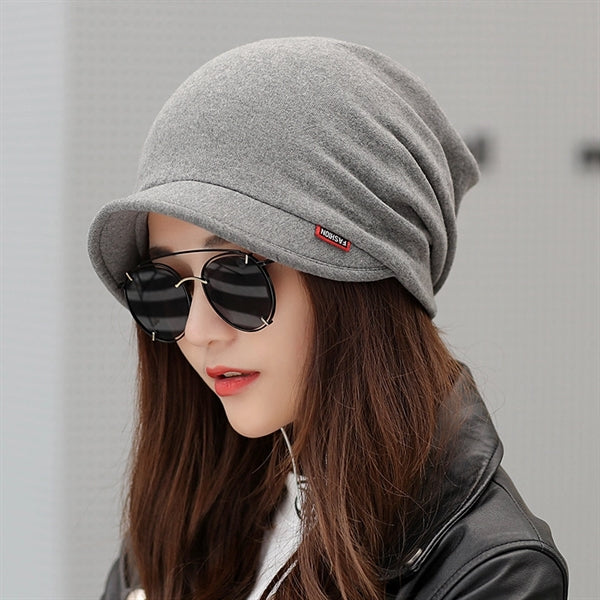 Keep Warm Knitted Hat&Scarf with Brim